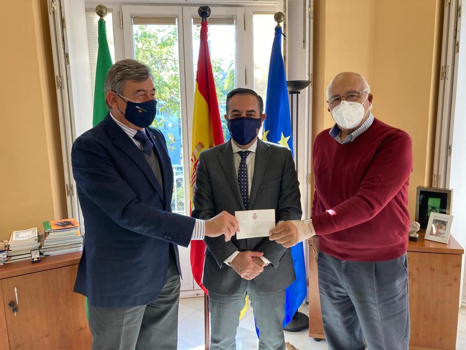 Entrega de la donación de la Maestranza a las escuelas taurinas andaluzas.