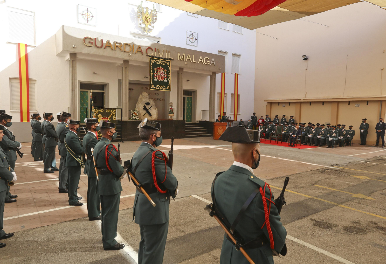 Las fotos de la celebración de la Patrona de la Guardia Civil en Málaga