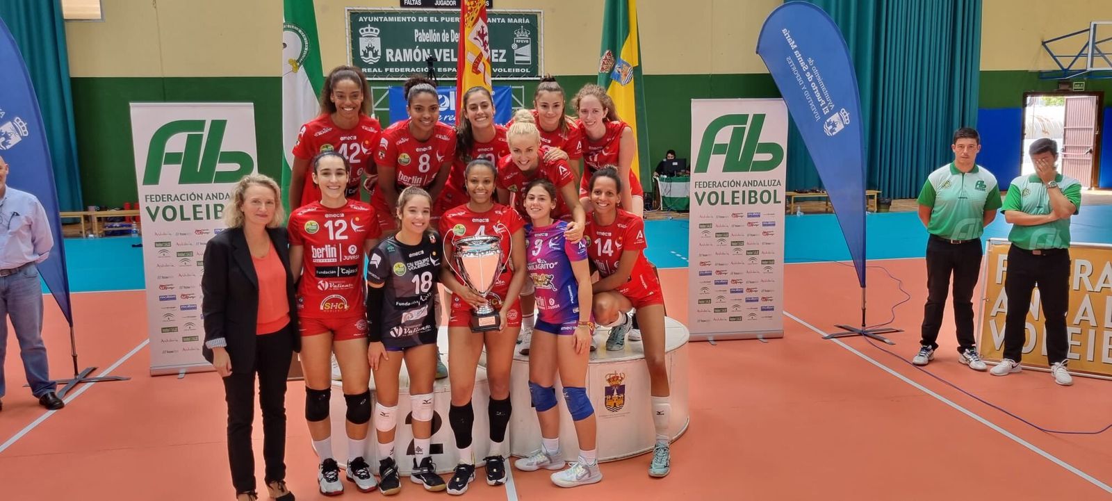 El equipo ganador de la Copa de Andalucía.