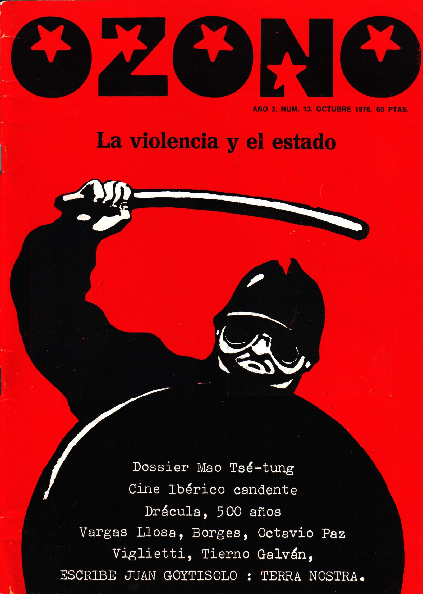 Portada del número 13 de 'Ozono' (1976).