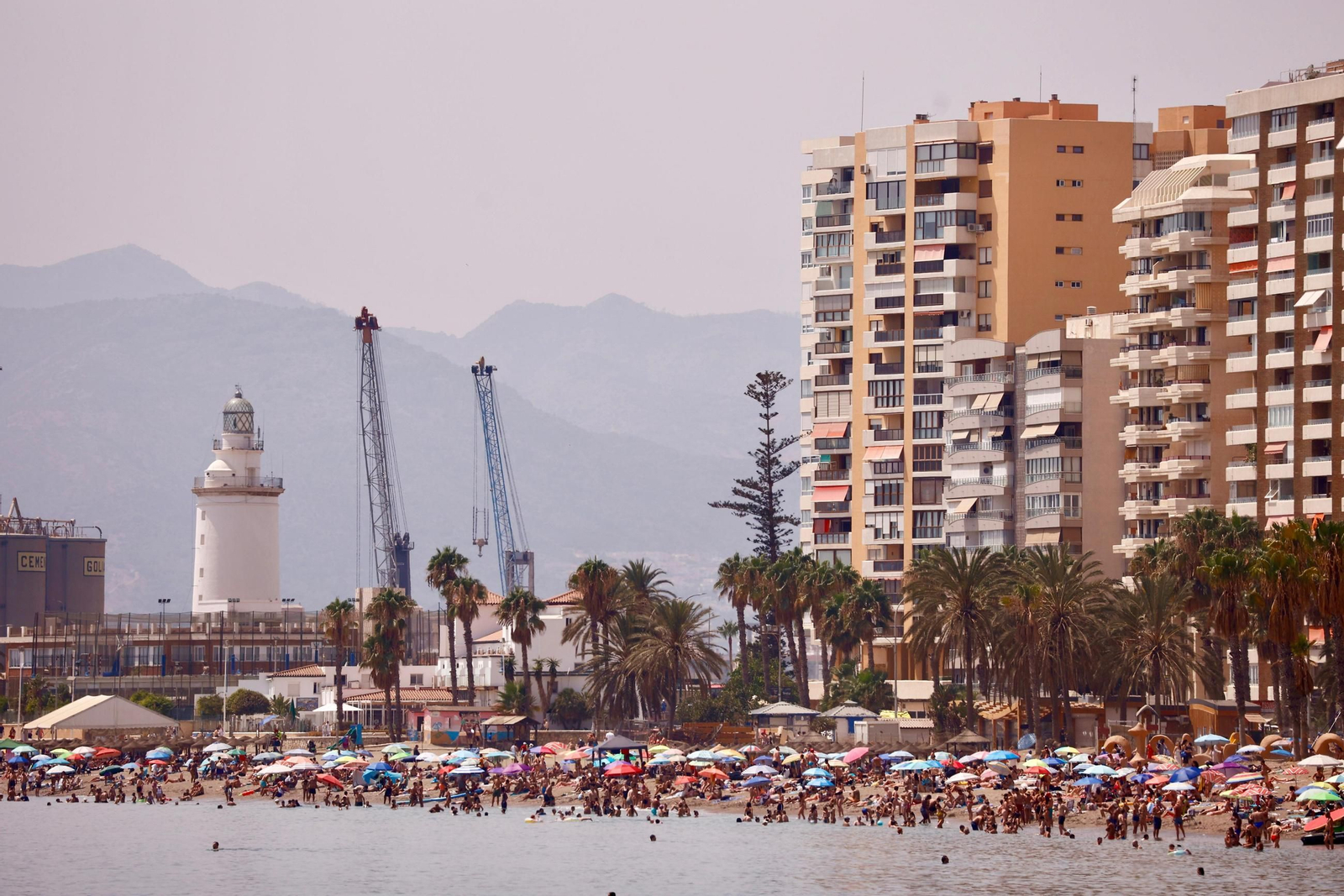 El terral marcará las próximas jornadas en Málaga.