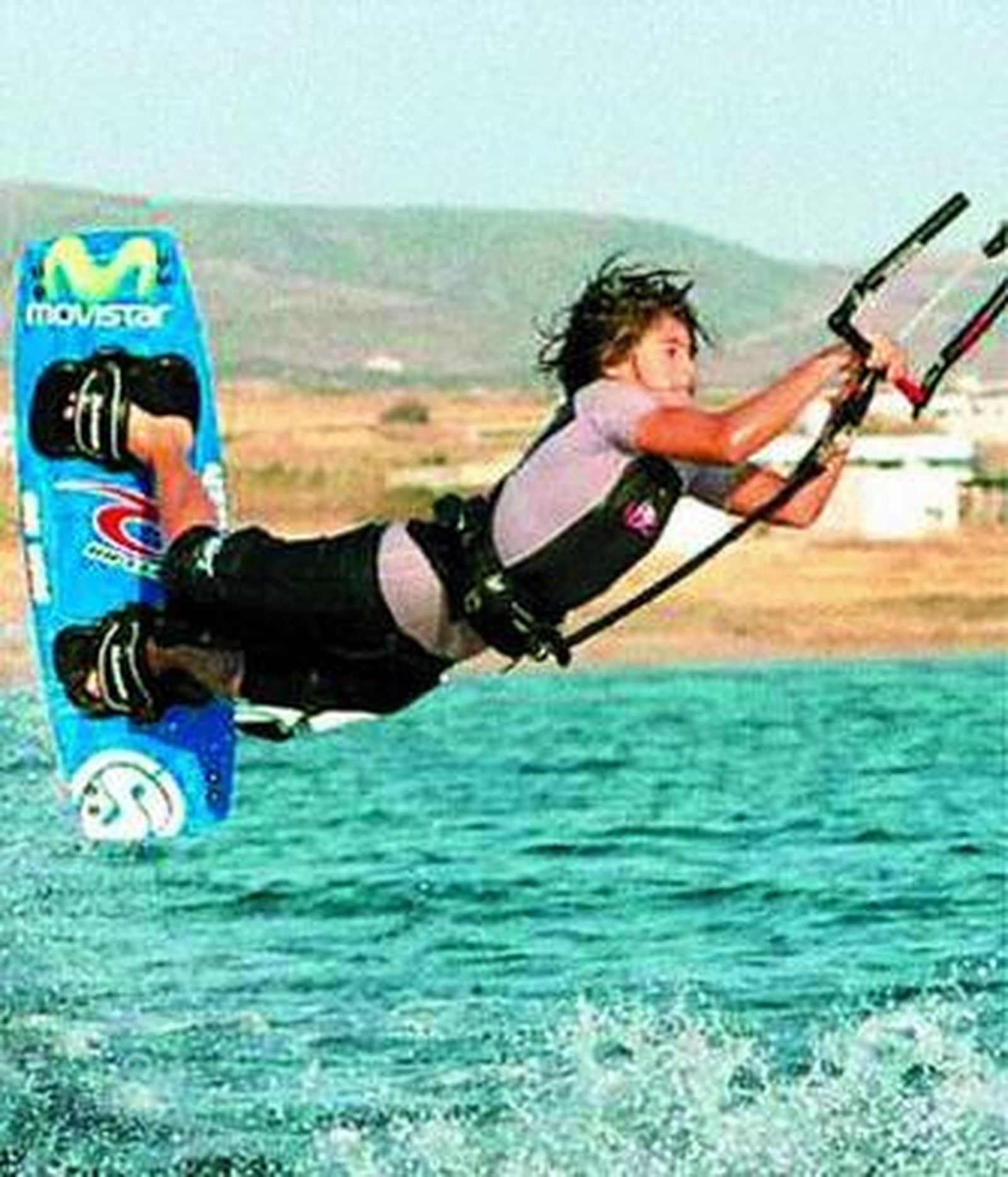Gisela Pulido, durante el Campeonato de España 2007 en Tarifa.