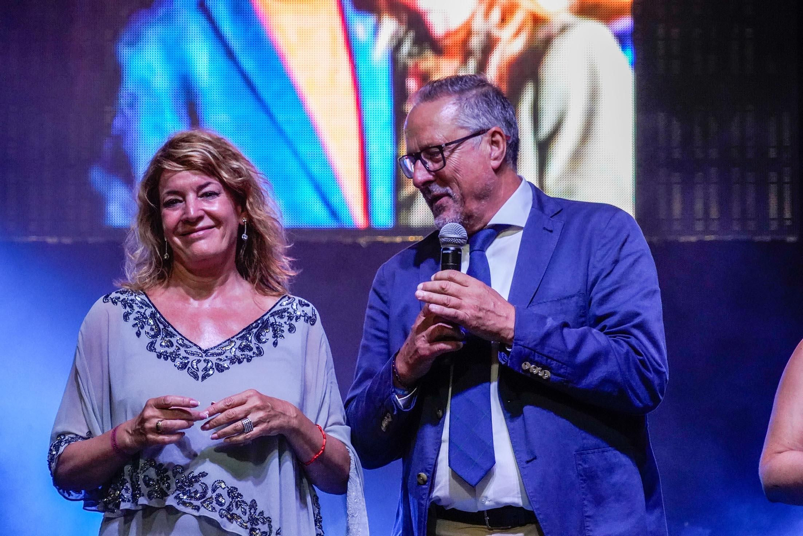 Imágenes del homenaje a La Moni en la Caseta Municipal en Colombinas