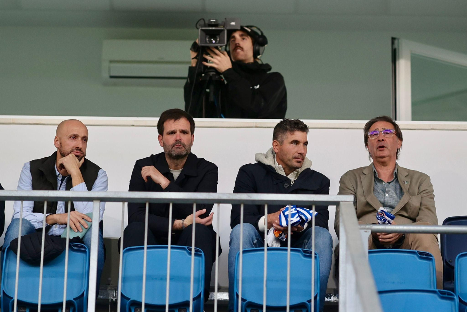 Funes y Loren Juarros no se pierden la cita del filial en la Ciudad Deportiva