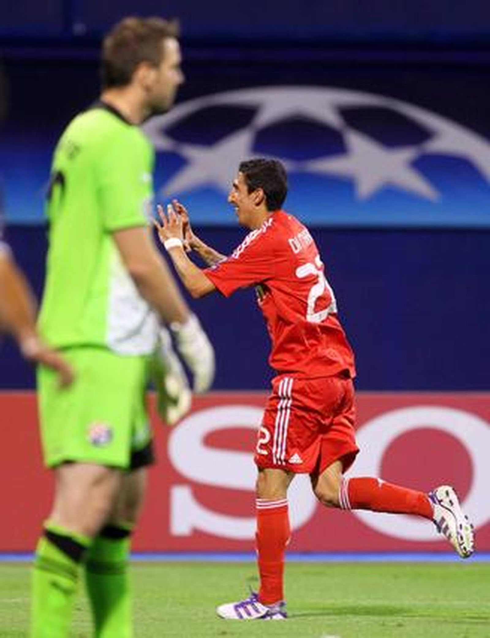 El Real Madrid venció con un tanto de Di María al Dinamo de Zagreb en su debut en Liga de Campeones.

Foto: EFE