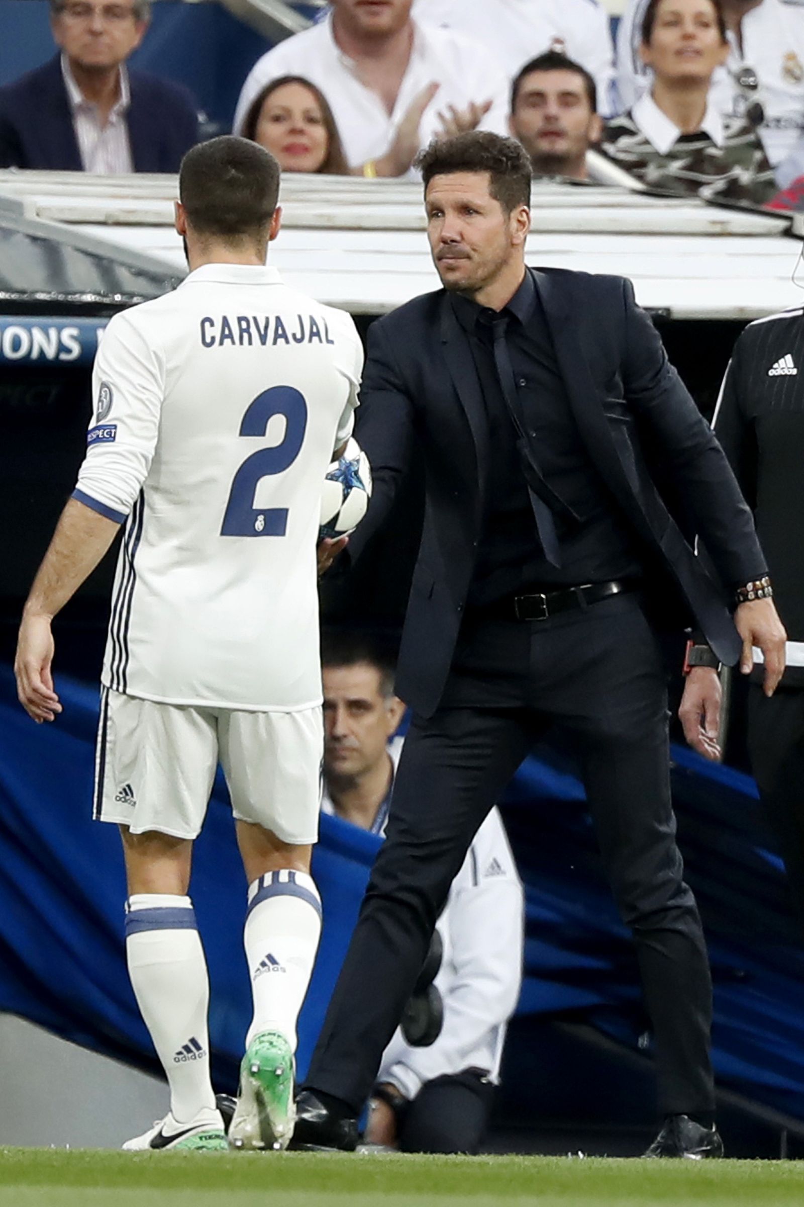 La ida de semifinales del Madrid-Atlético de 'Champions'