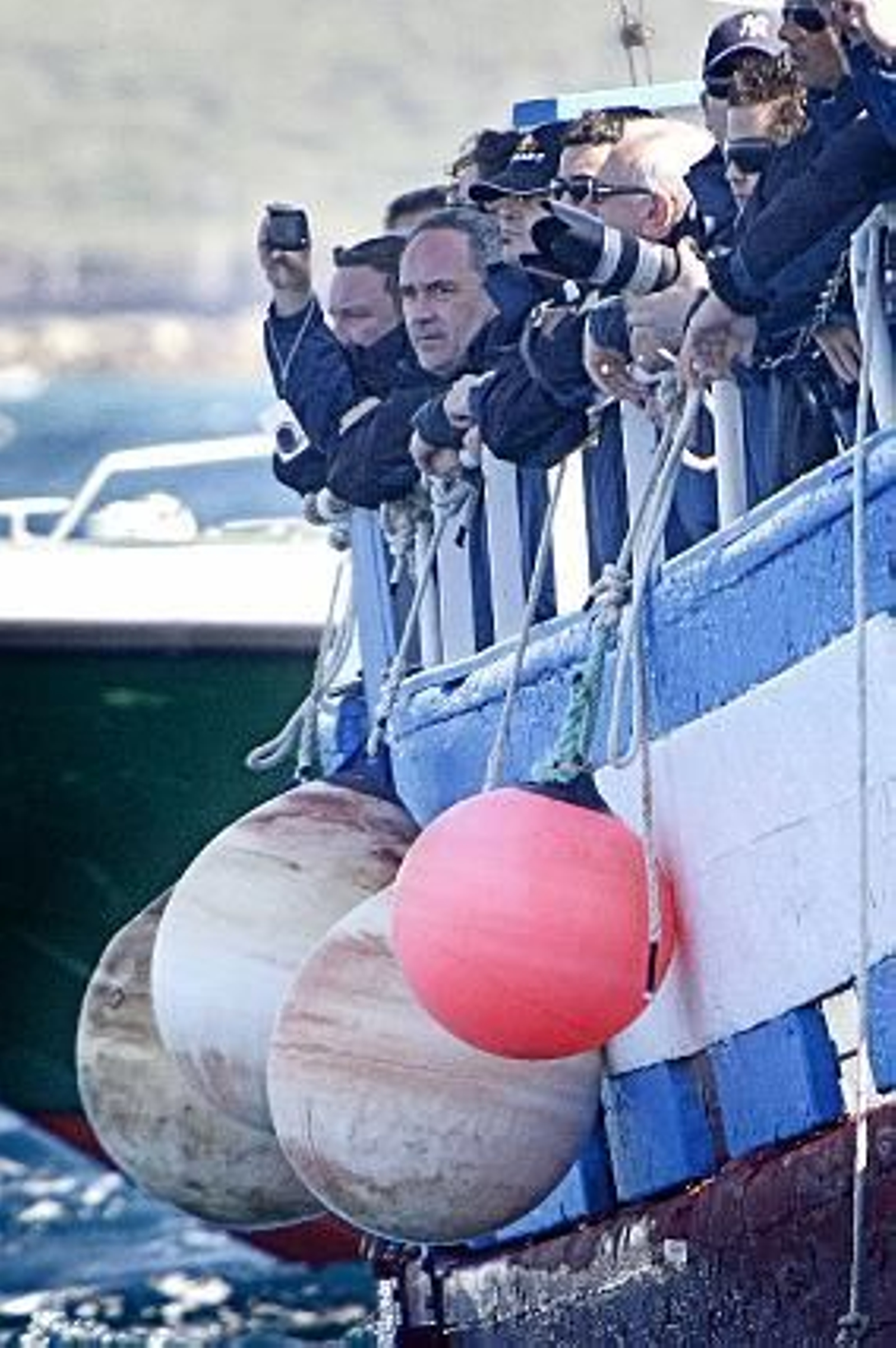 Cincuenta cocineros de elite asisten a la primera levantá en la almadraba de Barbate.

Foto: Julio Gonzalez