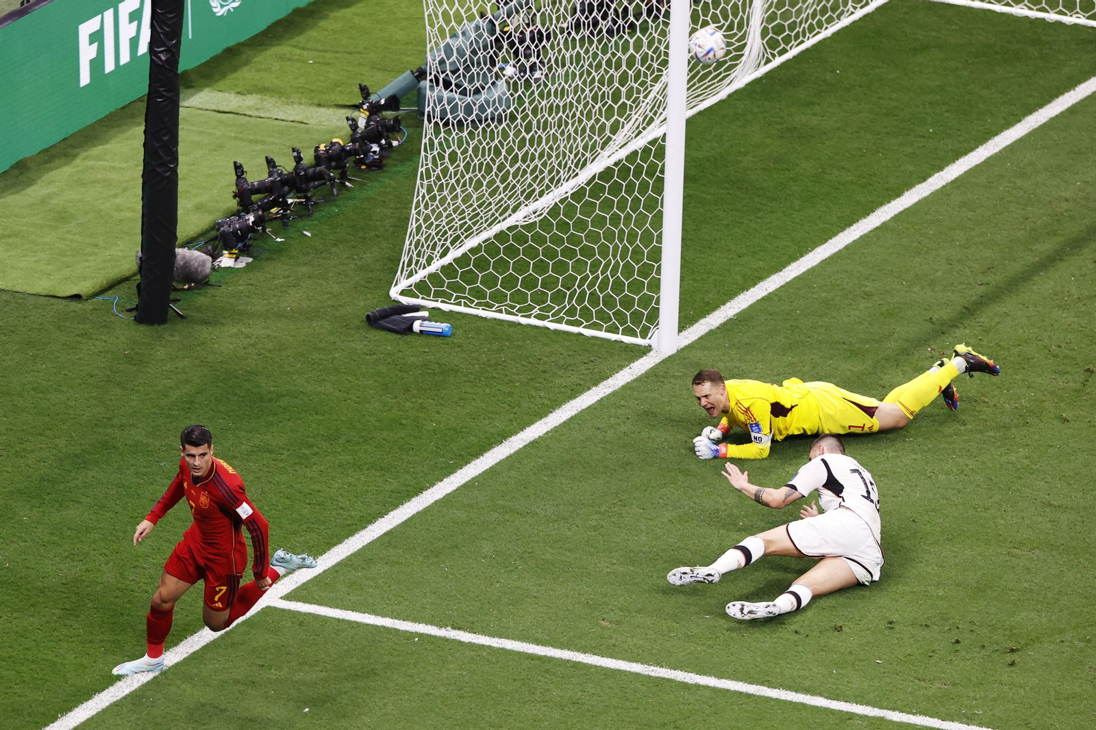 Las fotos del España-Alemania del Mundial de Qatar