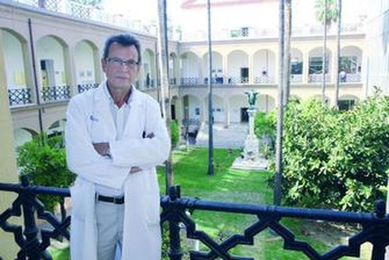 Fabio Rivas, en el Hospital Civil.