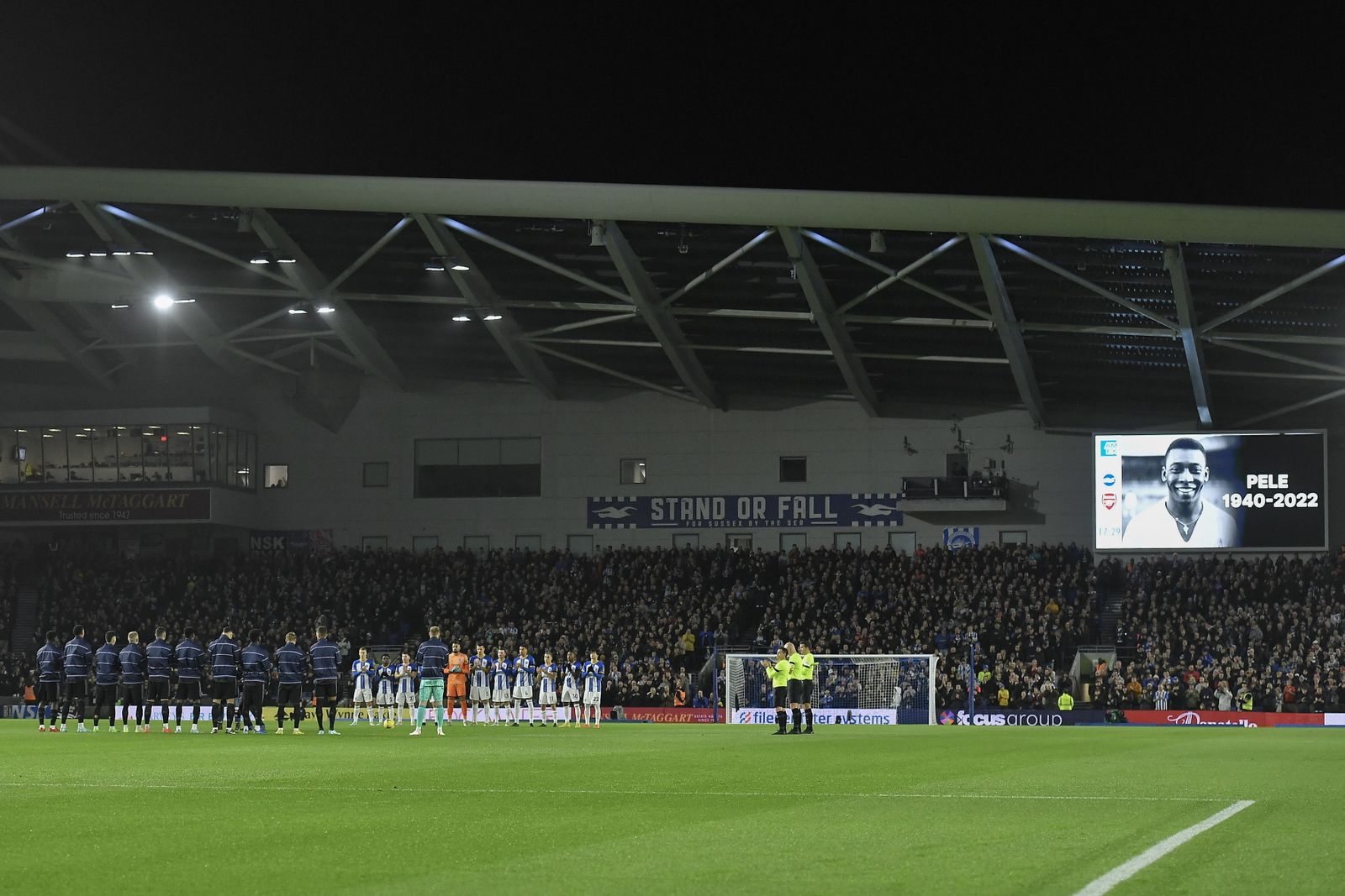 Las fotos del homenaje del fútbol mundial a Pelé