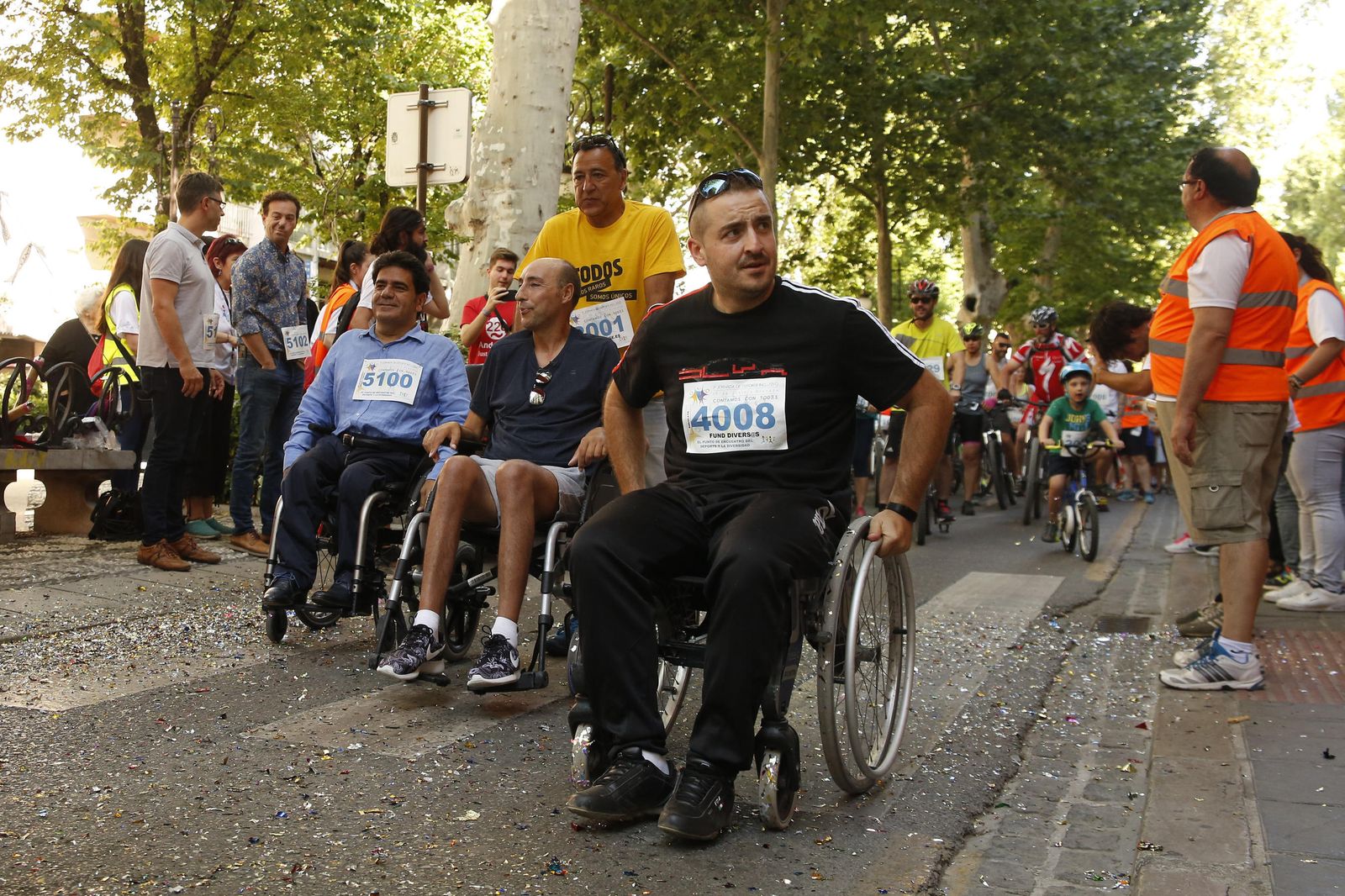 La inclusión, protagonista en las calles del centro.