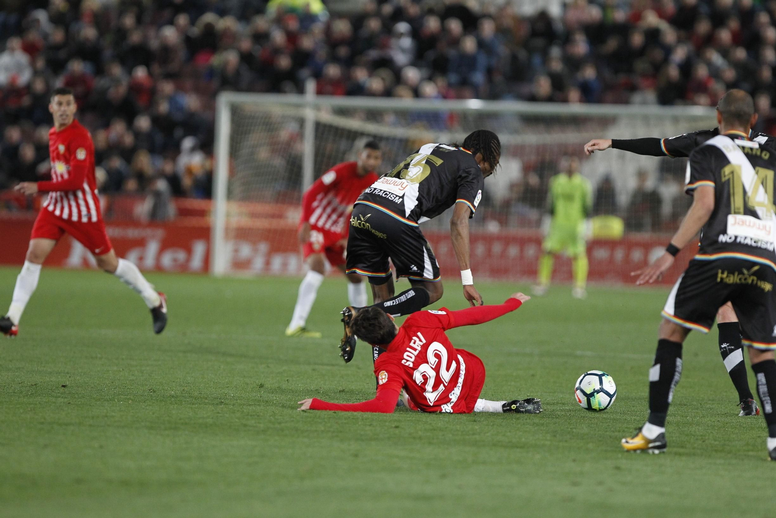 El UD Almería-Rayo Vallecano, en imágenes