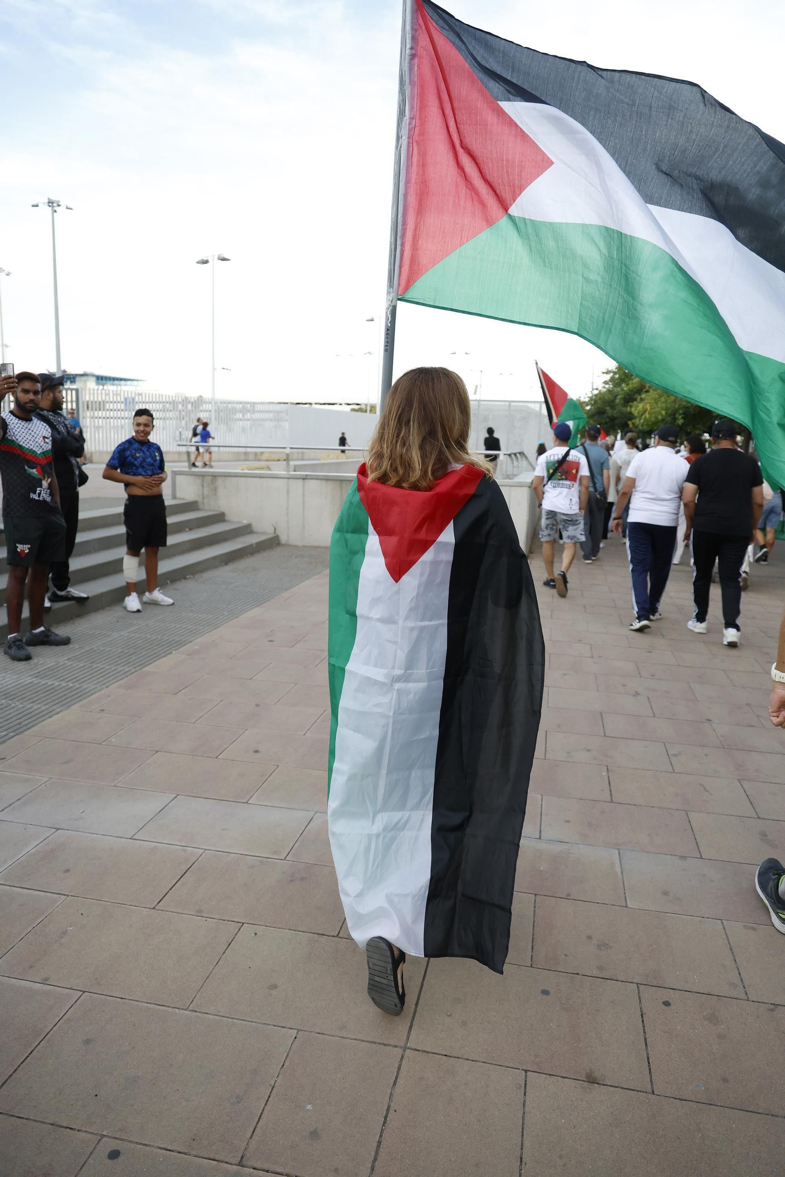 Las fotos de la marcha de apoyo a Palestina en Algeciras