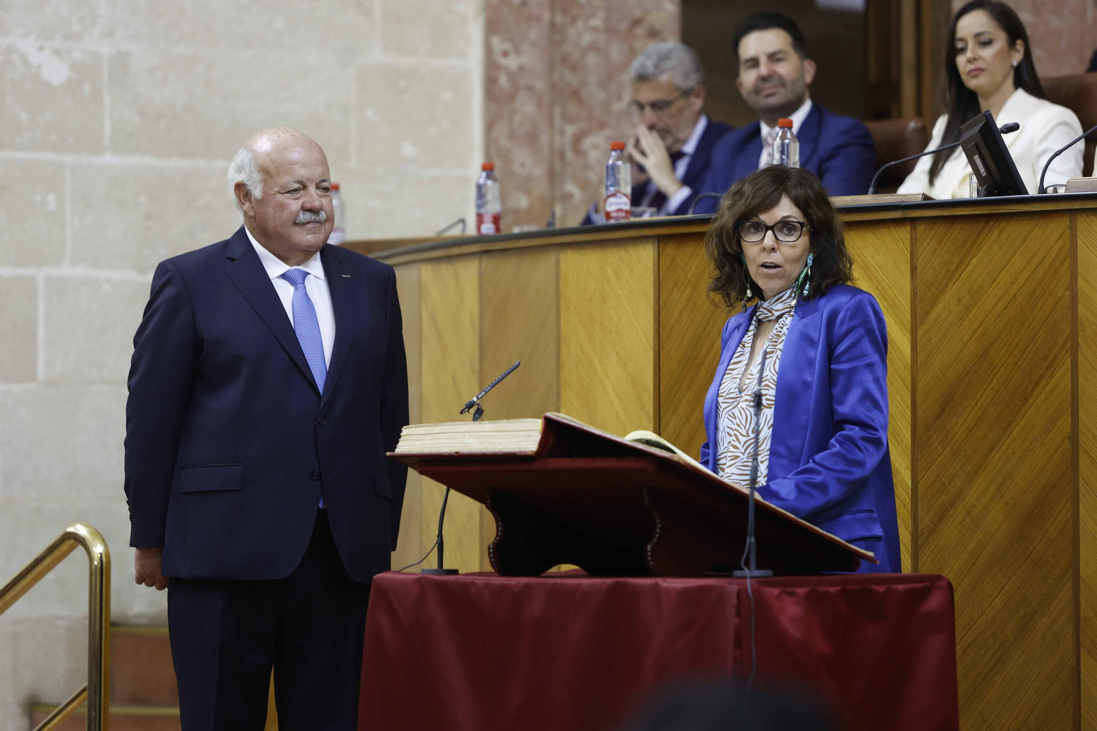 La constitución del Parlamento andaluz, todas las imágenes