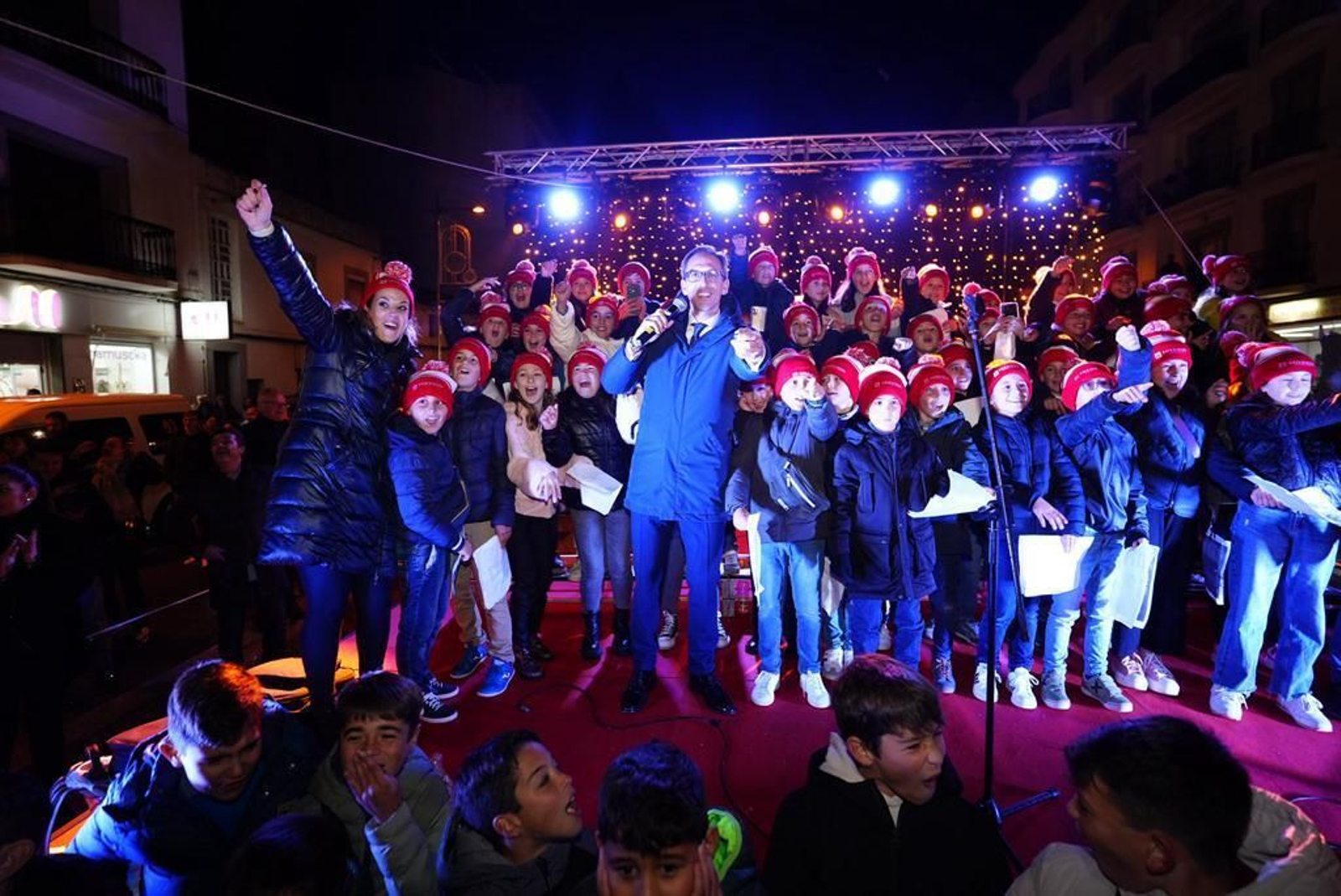 El encendido de las luces de Navidad de Pozoblanco, en imágenes