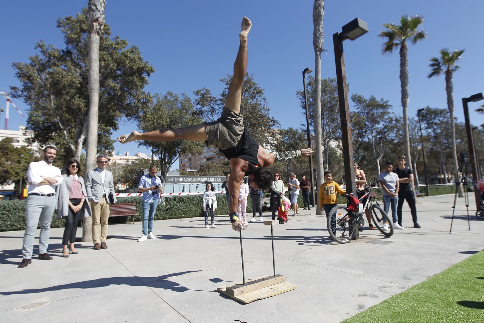 Fotogalería Pista de Calistenia. Parque de los Periodistas. Almería