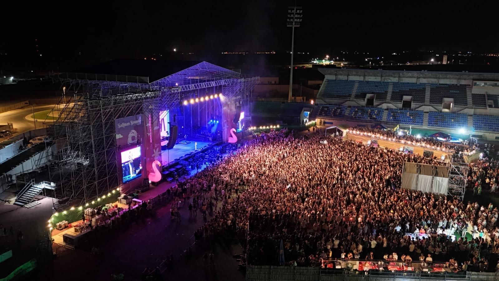 Aspecto de una de las noches del Salinas Sound celebrado el pasado fin de semana.