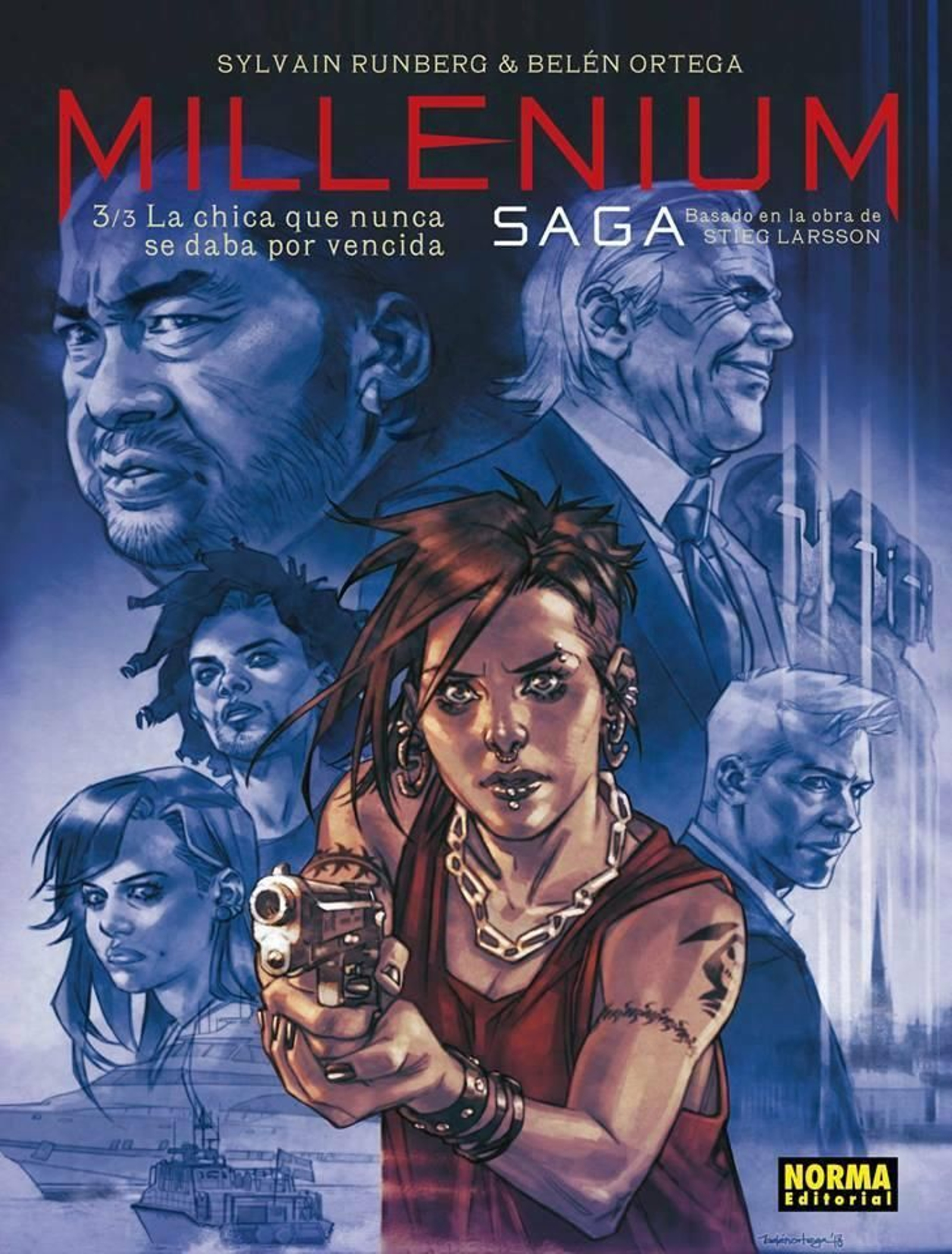 Portada de la última entrega de la saga 'Millenium', firmada por Belén Ortega.