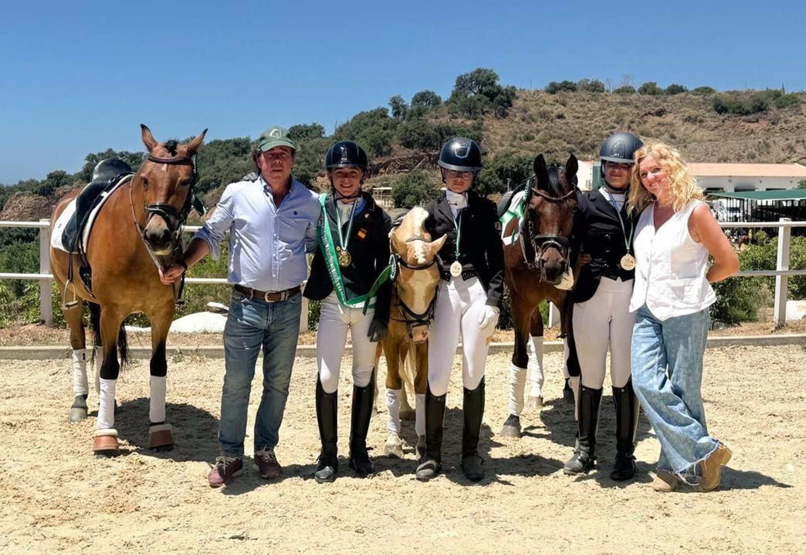 La expedición del Dressage, en Marbella