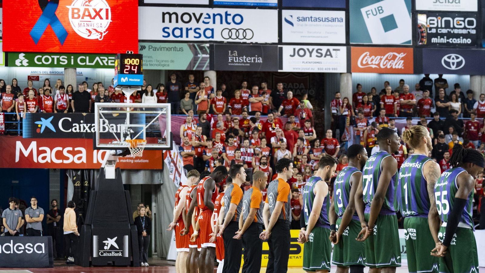 El Baxi Manresa-Unicaja, en fotos