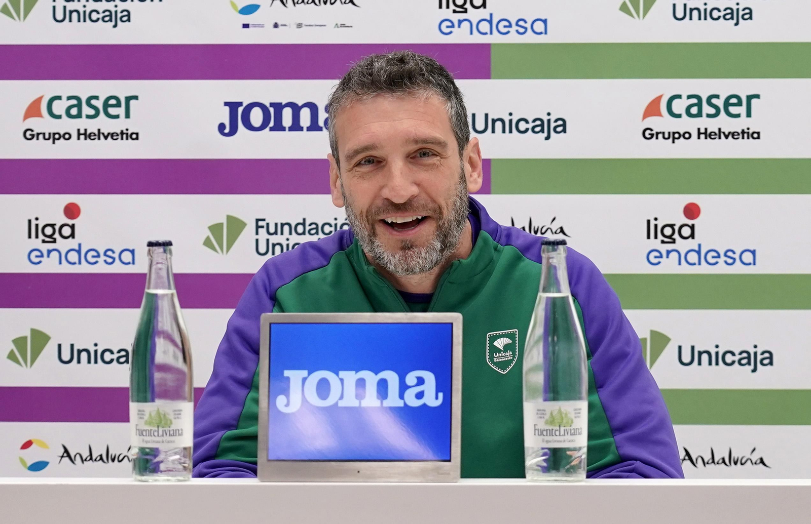 Ibon Navarro, en sala de prensa