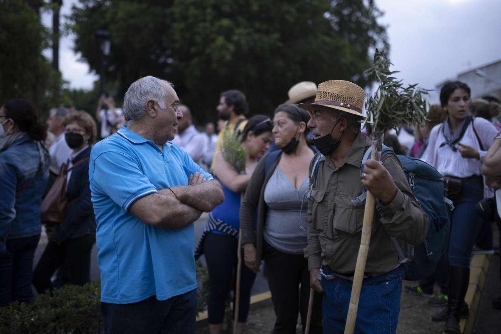 Imágenes del traslado de la Virgen del Rocío de Almonte hasta El Chaparral