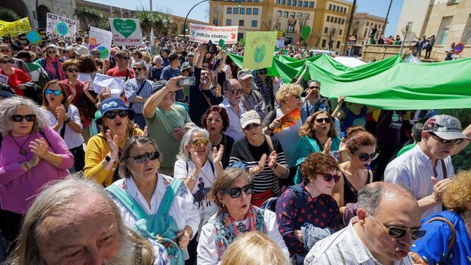 Manifestación de Coordinadora por la Sanidad Pública