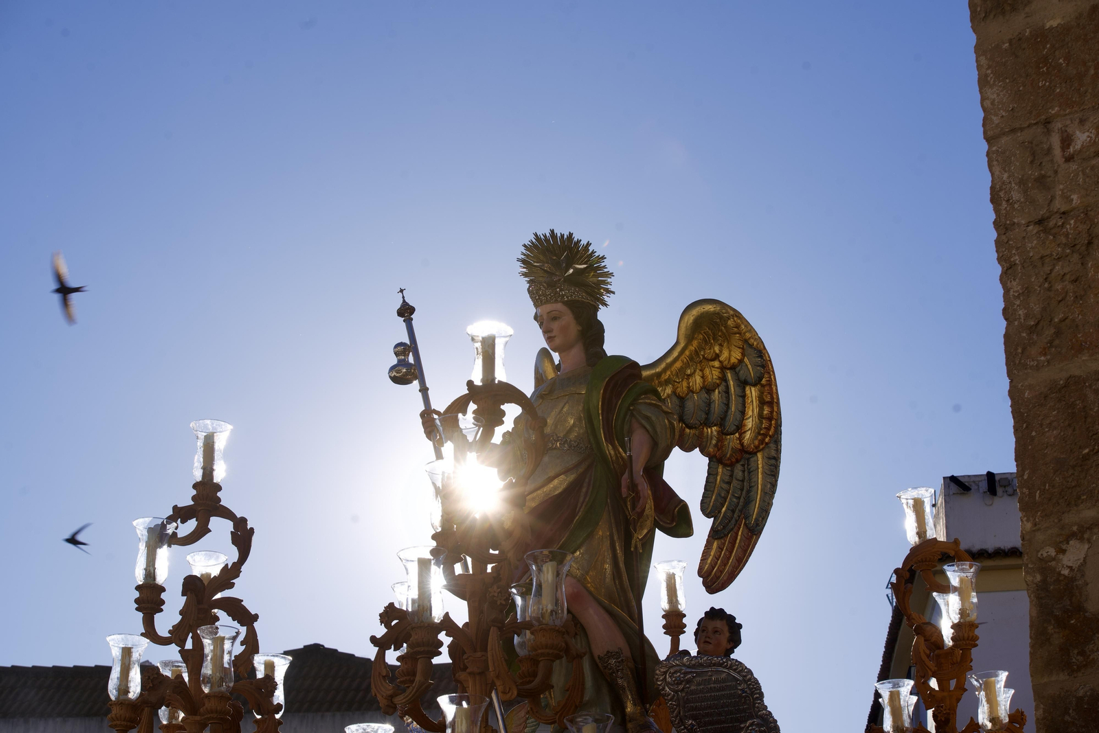 La procesión de San Rafael, el custodio de Córdoba, en imágenes