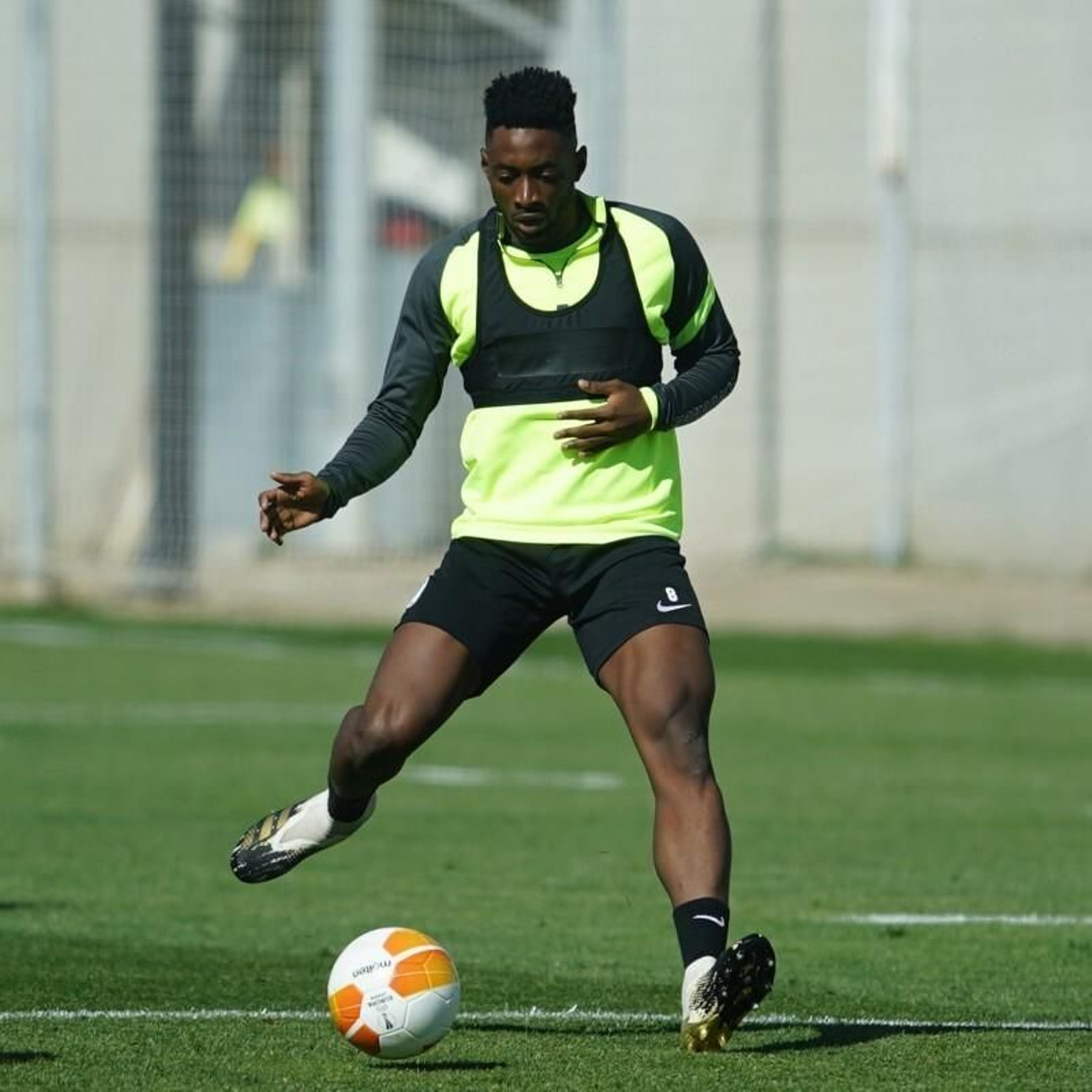 Yan Eteki, en la Ciudad Deportiva