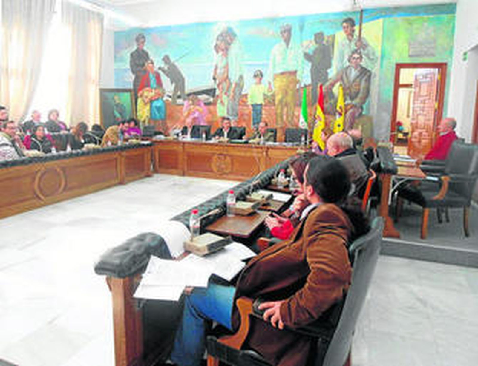 Un momento del Pleno municipal de Rincón de la Victoria.