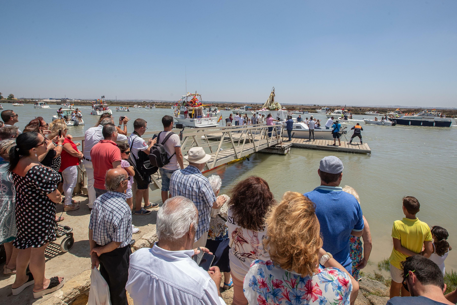 La procesión del Carmen de Gallineras, en imágenes