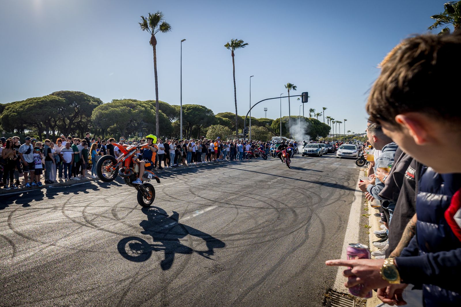 Las imágenes del sábado de Motorada en El Puerto por el Gran Premio de Motociclismo de Jerez 2025