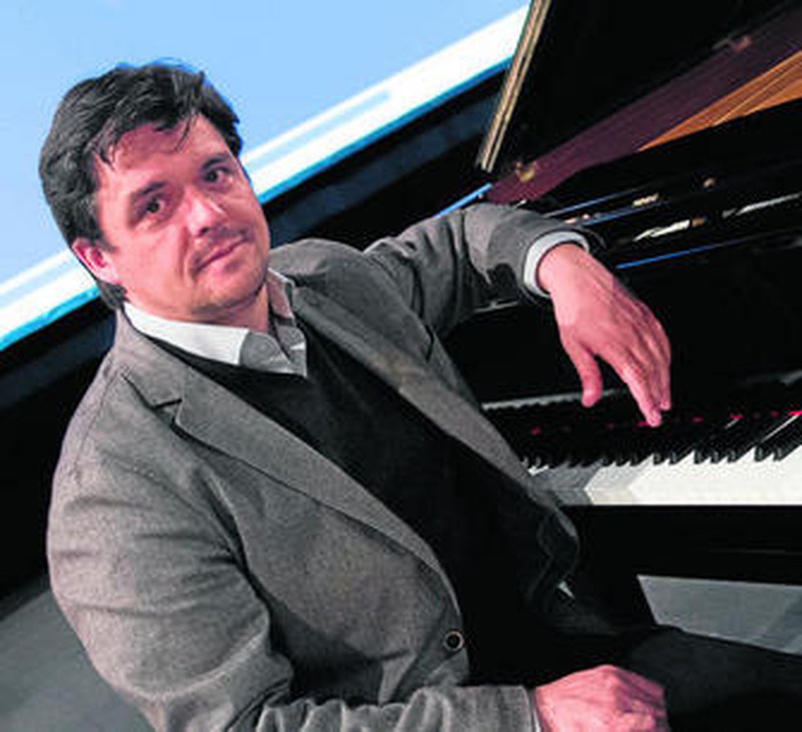 El pianista Juan Carlos Garvayo (Motril, 1969), hace unos días en el Teatro Central de Sevilla.