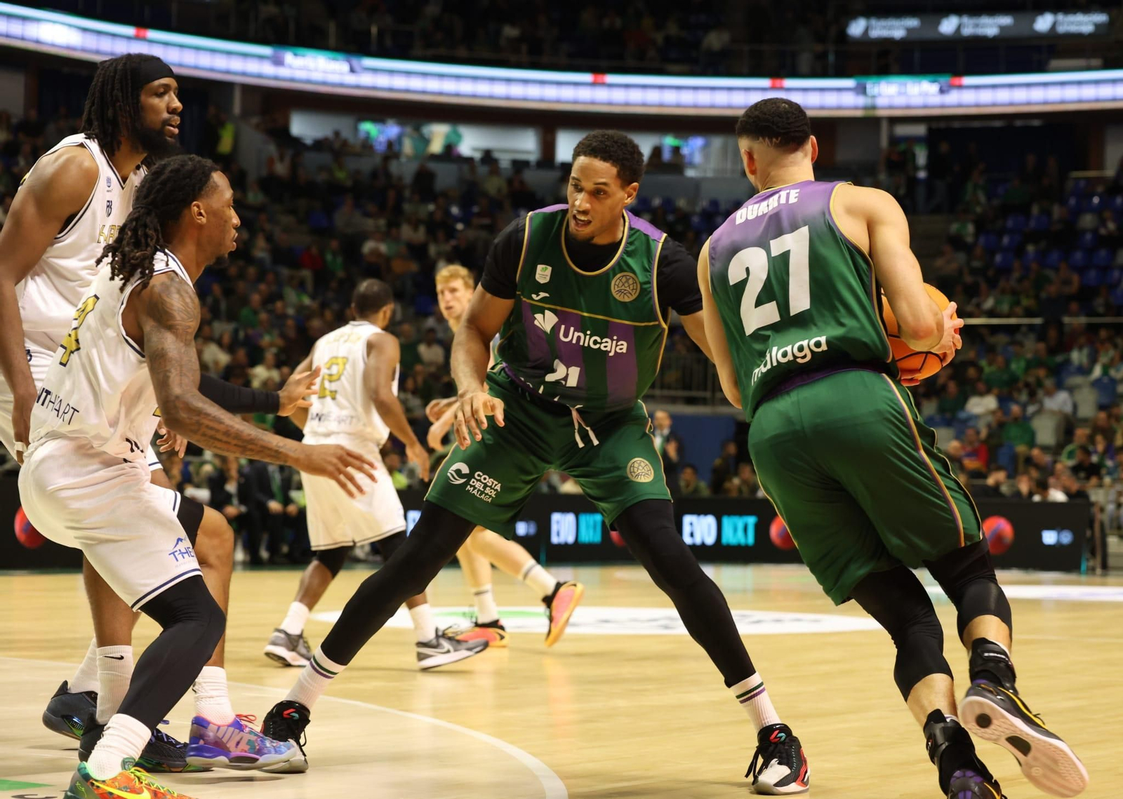 Acción del partido.