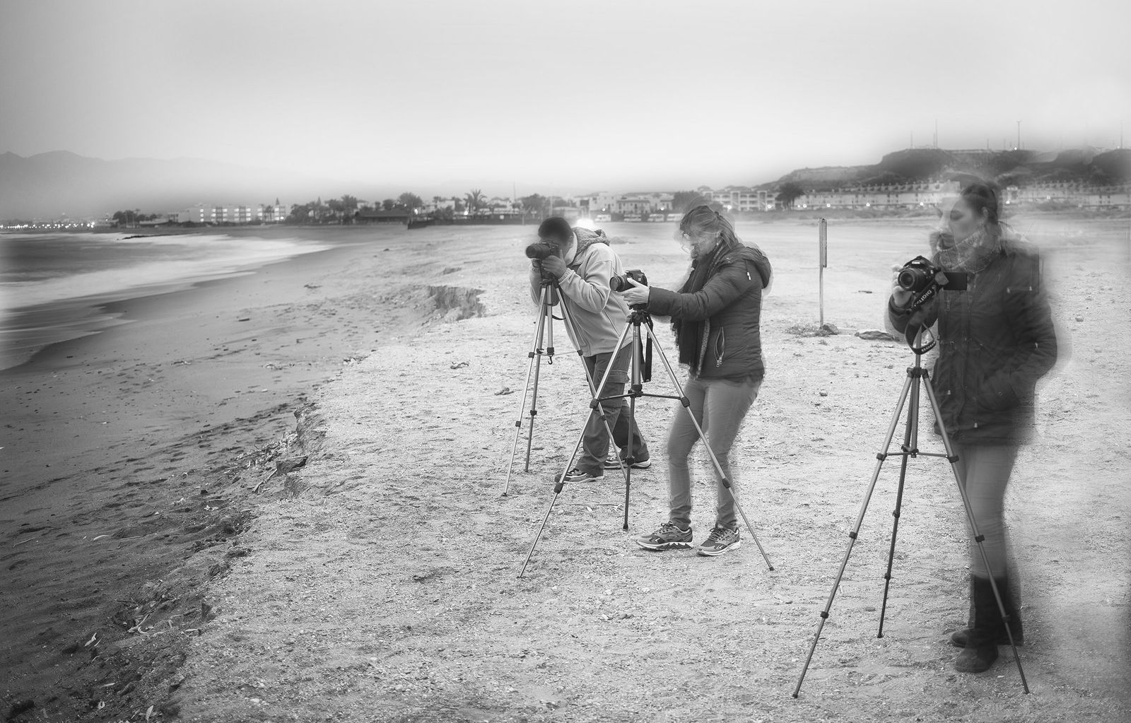 Alumnos en el curso.