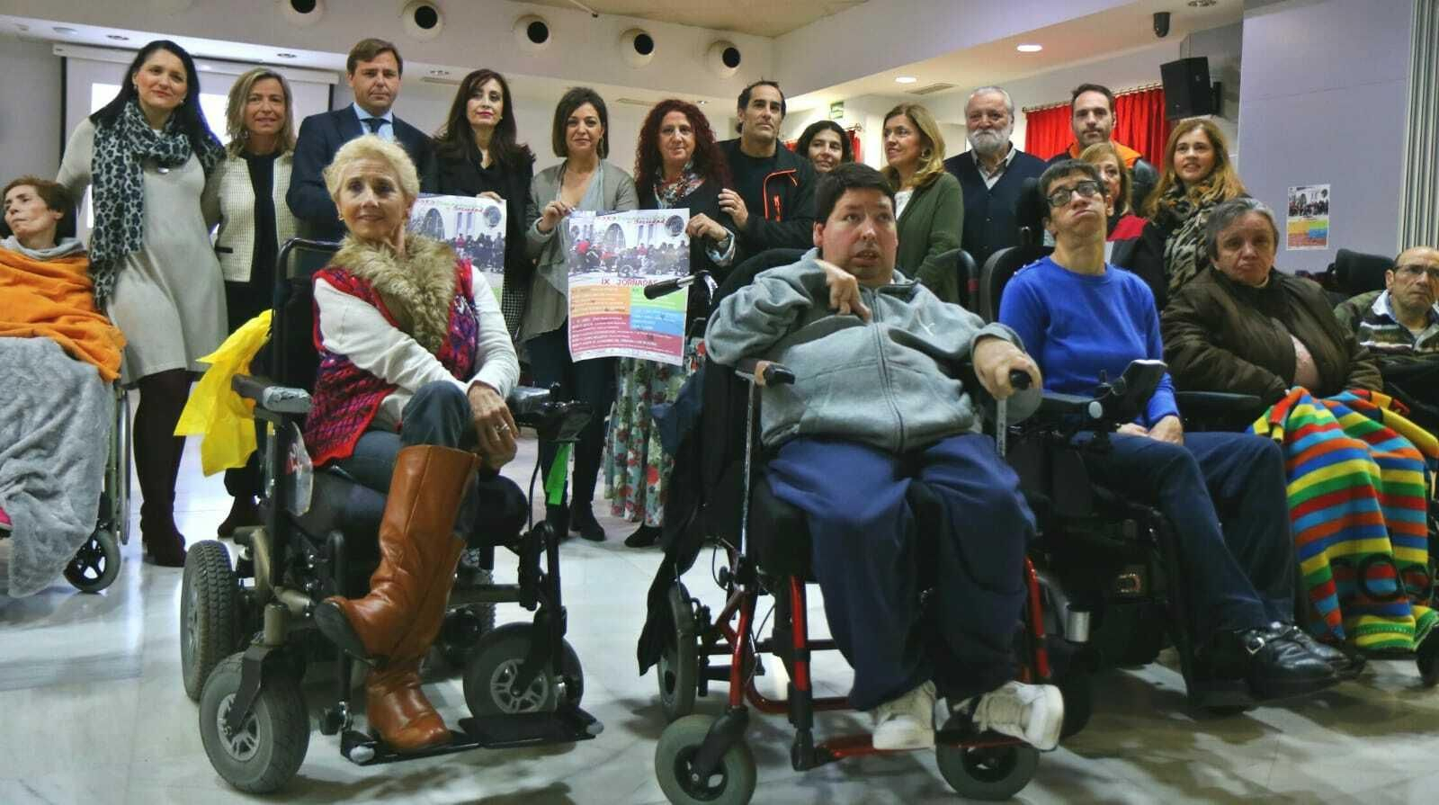 Dirigentes institucionales en la inauguración del Foro Discapacidad y Sociedad