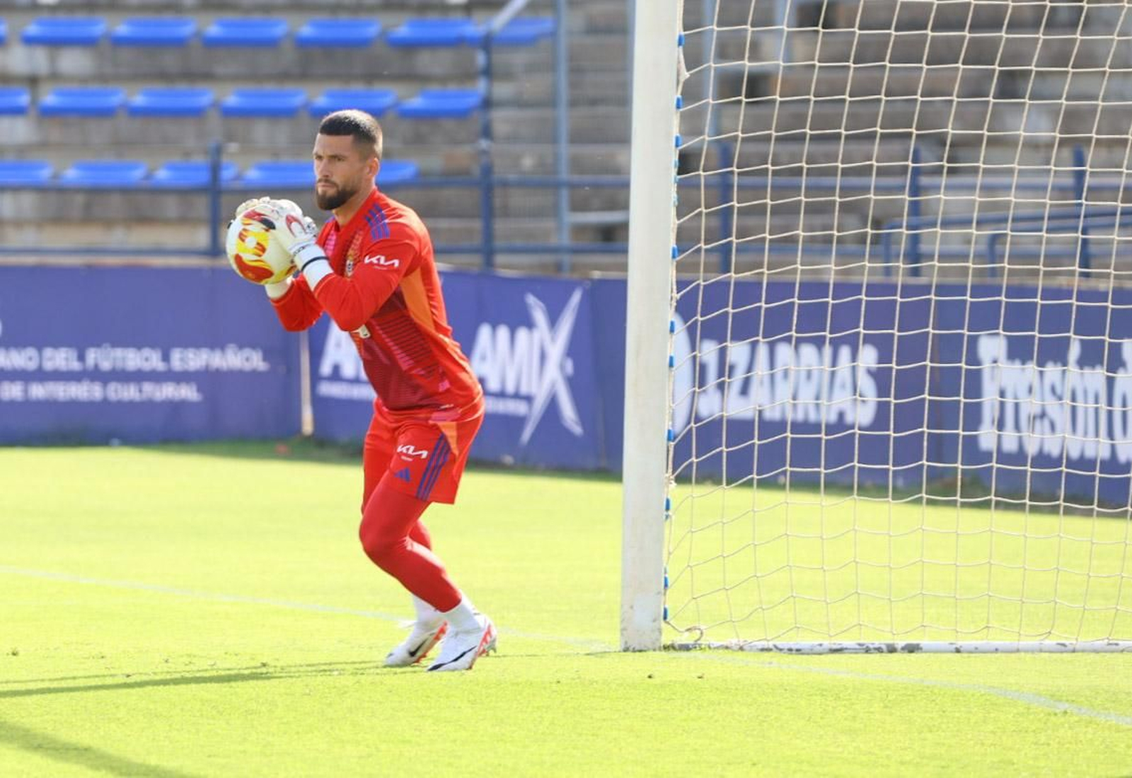 Imágenes del entrenamiento del Recreativo de Huelva en el estadio Nuevo Colombino