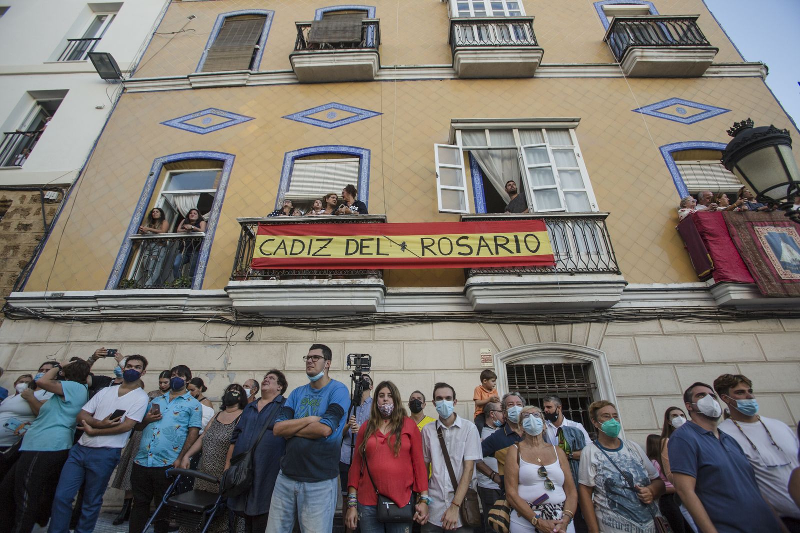 Las imágenes de la procesión de la Virgen del Rosario