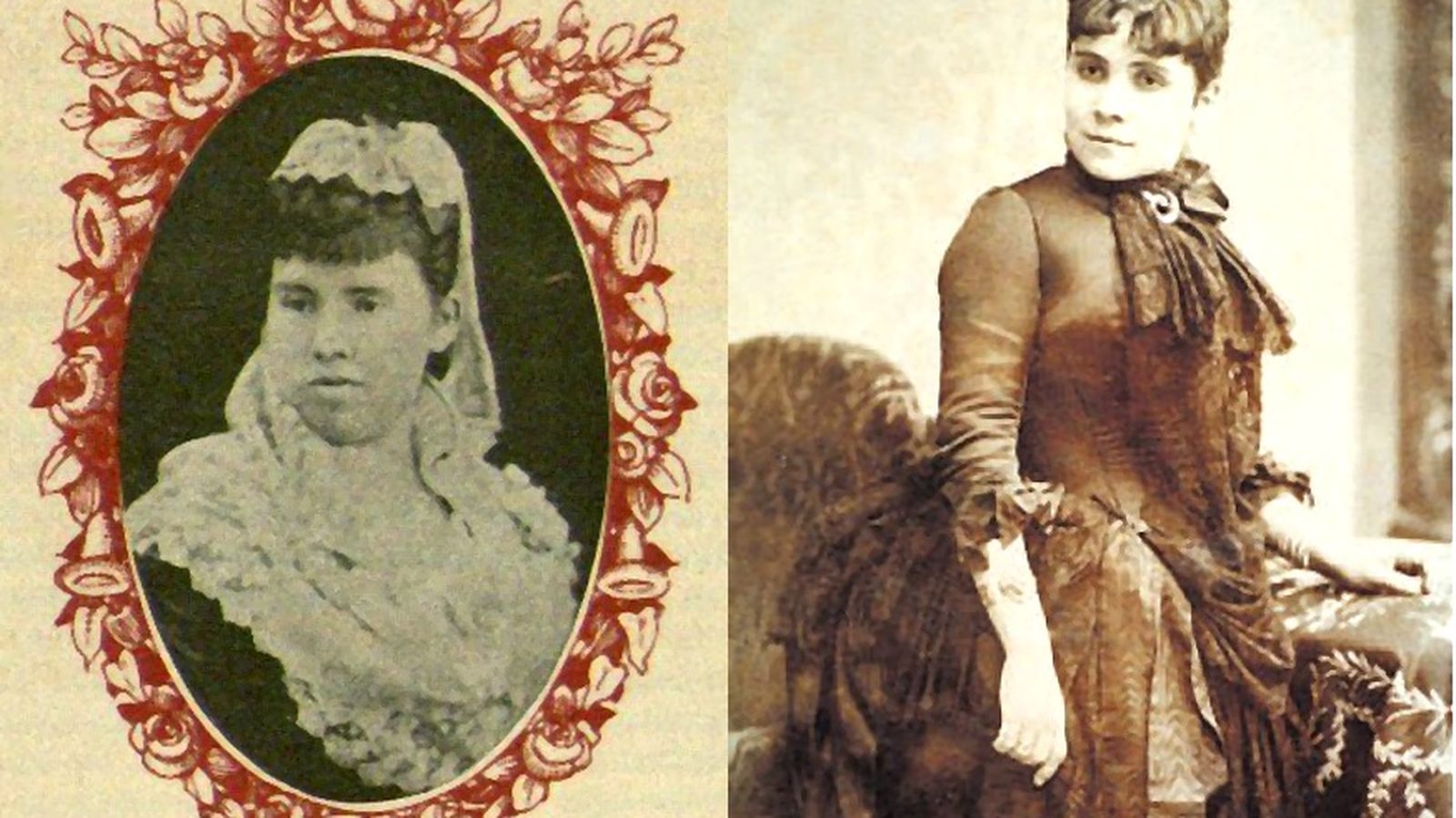 María Elena Maseras y Dolores Aleu, las dos primeras mujeres universitarias de España.