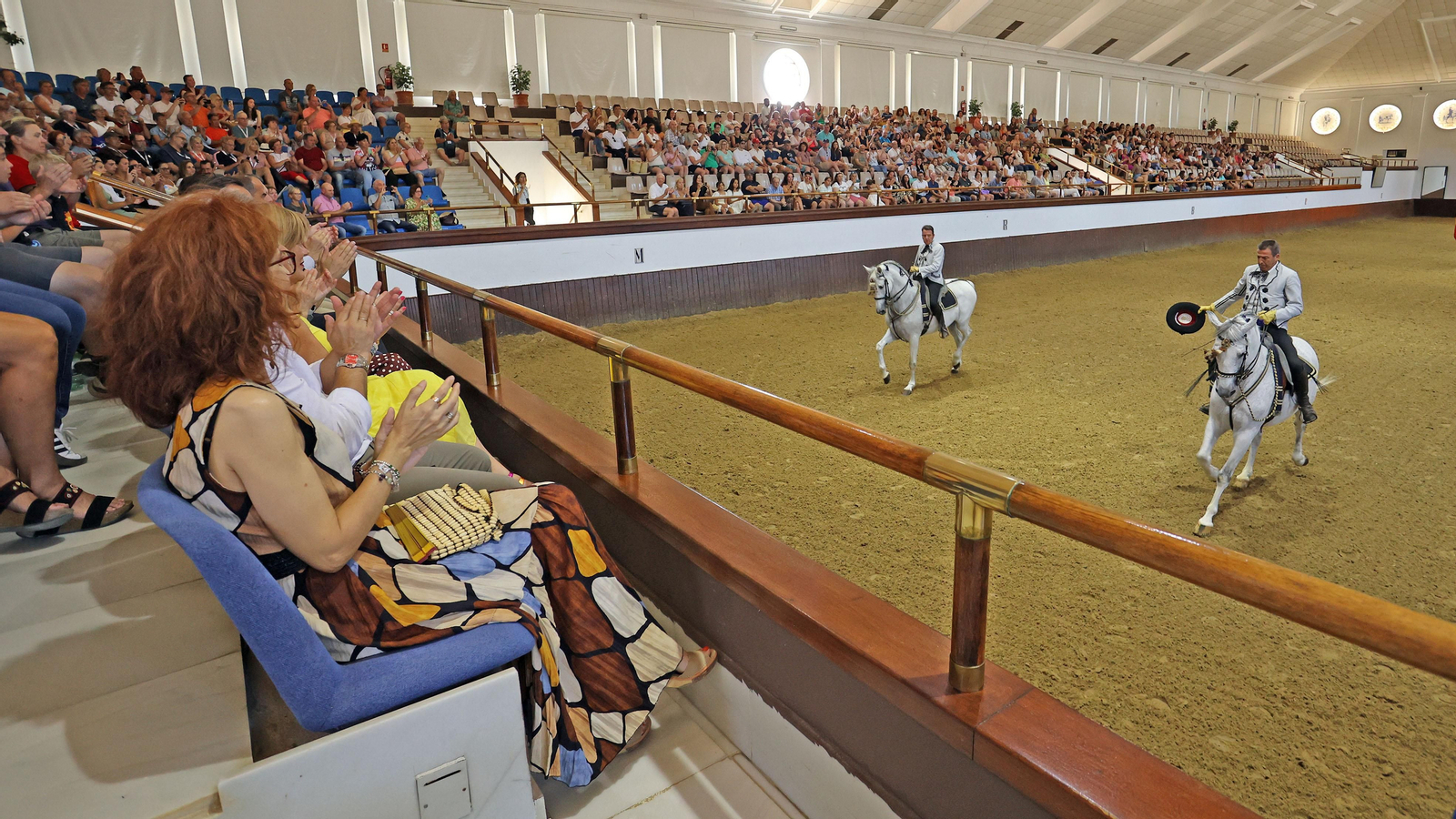 Espectáculo de la Real Escuela Andaluza de Arte Ecuestre dedicada al 40 aniversario de Diario de Jerez
