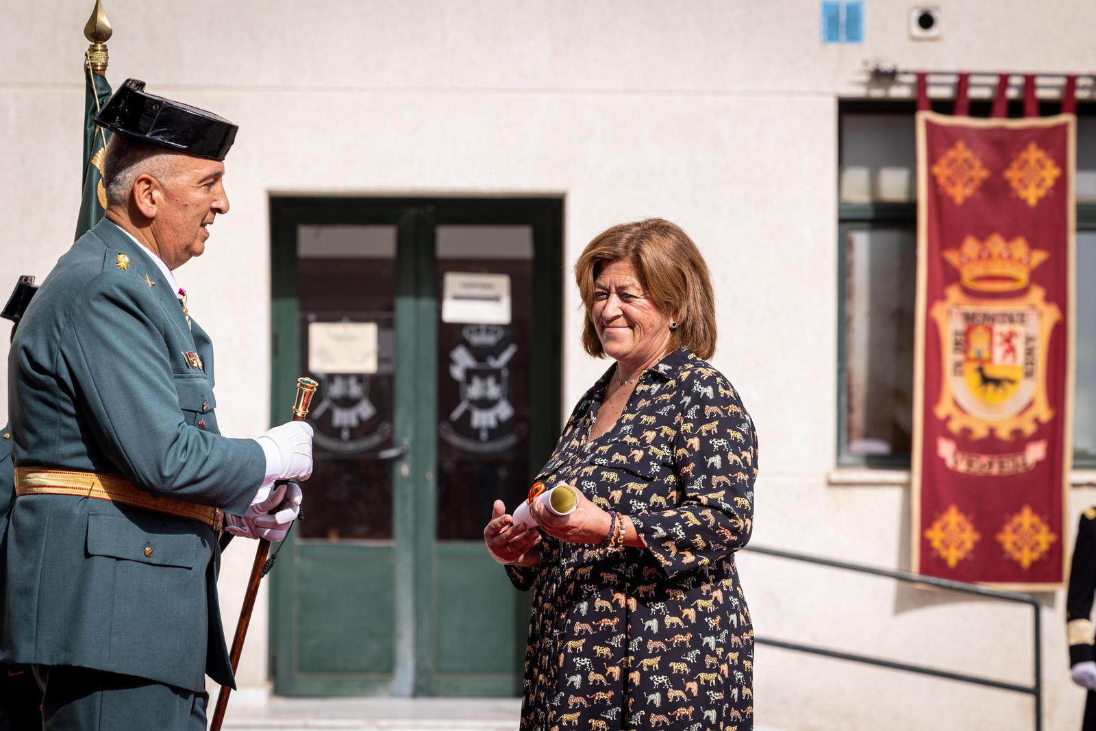Imágenes de los actos de la Guardia Civil en Cádiz por la festividad de la Virgen del Pilar