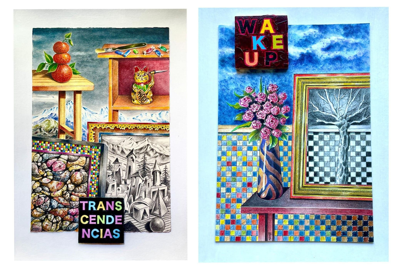 Obras de Mario Naranjo.