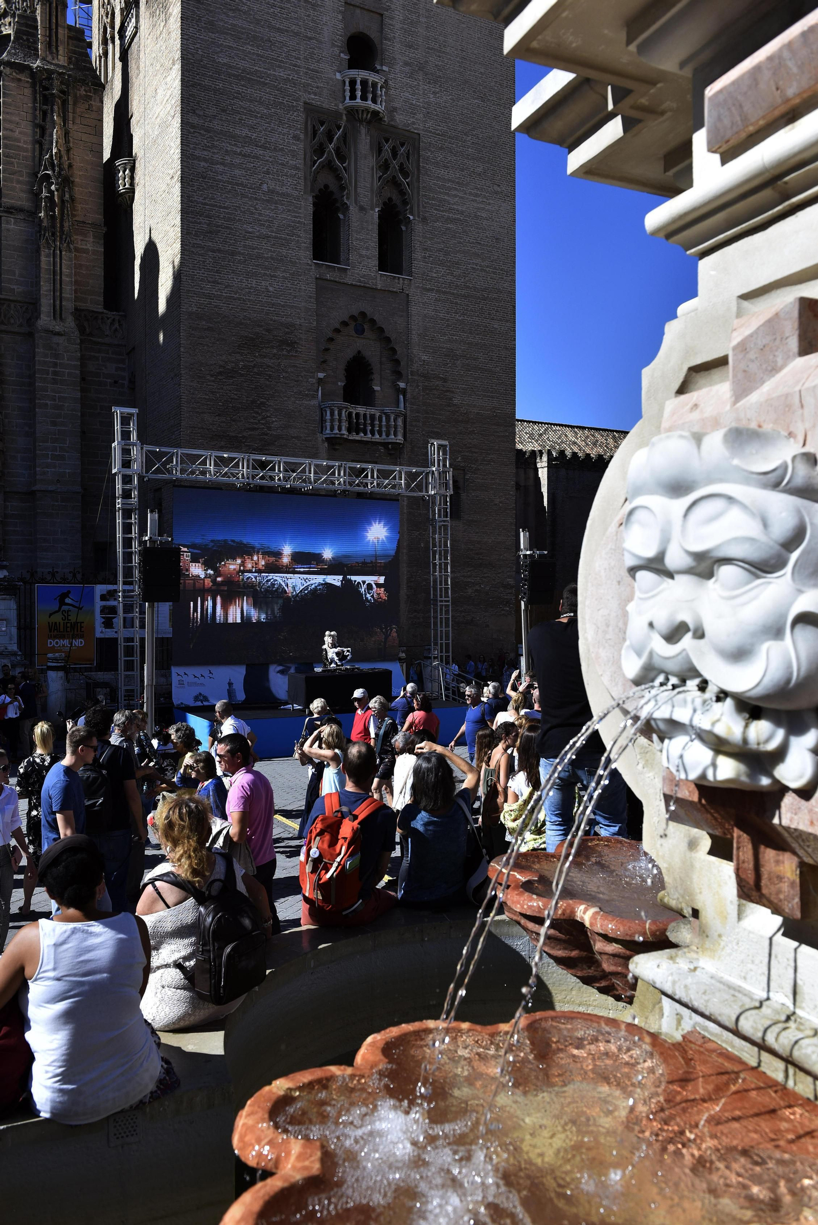 Las imágenes de la presentación de Sevilla como Mejor destino turístico 2018