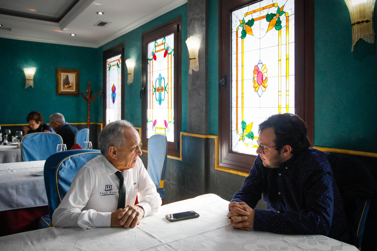 Imágenes del reportaje gastronómico en Casa Blas