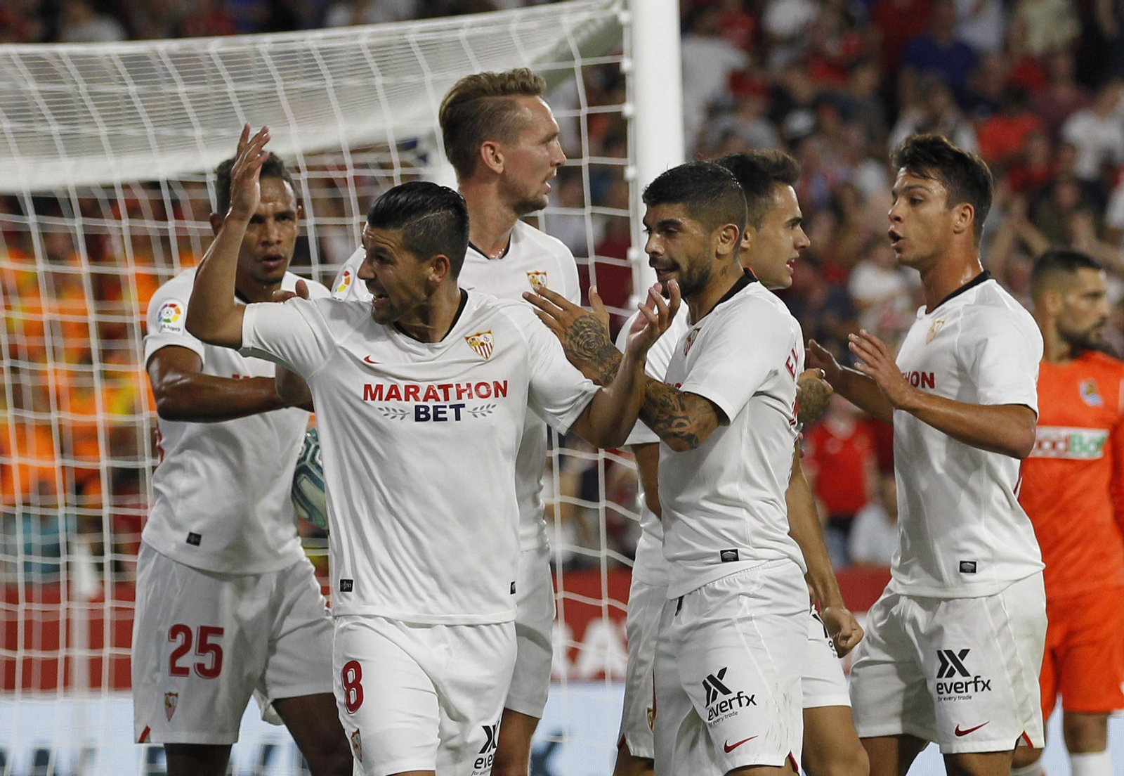 Las imágenes del Sevilla-Real Sociedad