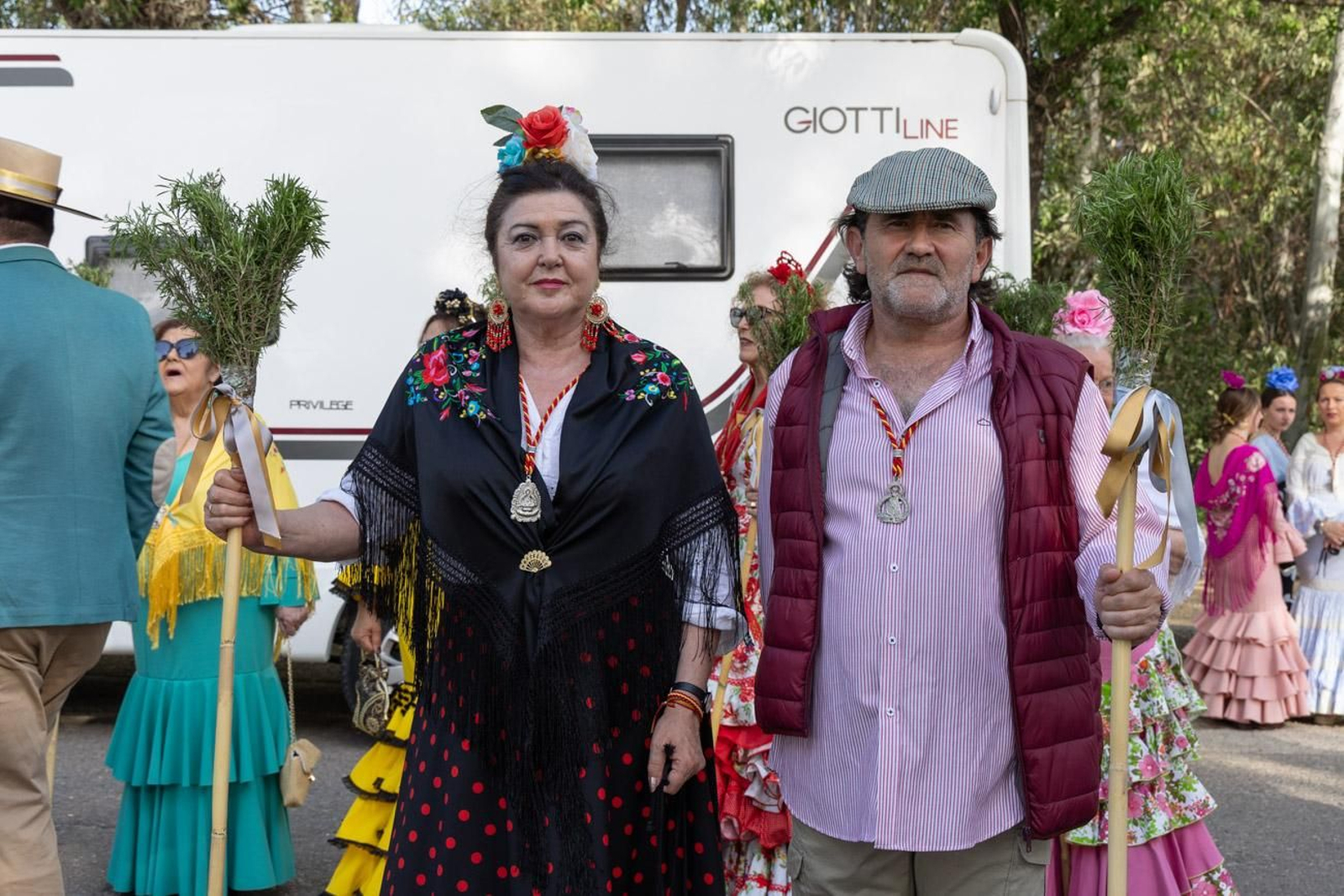 Recepción de Cofradías de la Romería de La Virgen de la Cabeza en Andújar