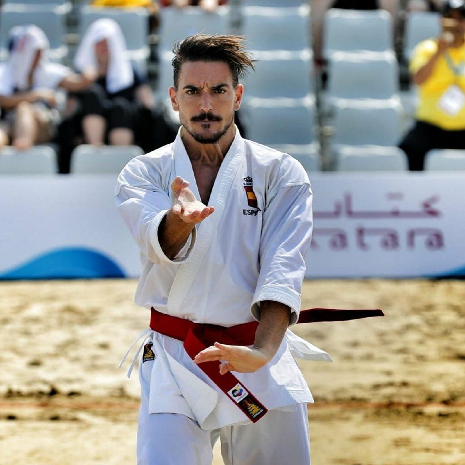 Quintero, sobre la arena de Doha (Catar).