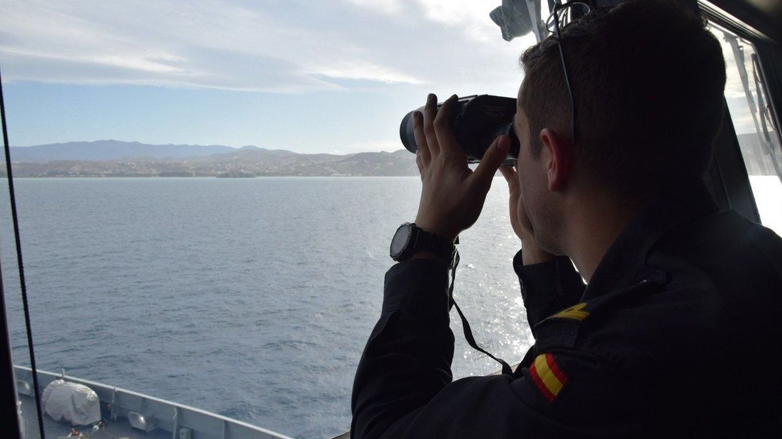 El BAM ‘Audaz’ refuerza la vigilancia naval en el estrecho de Gibraltar y el mar de Alborán.