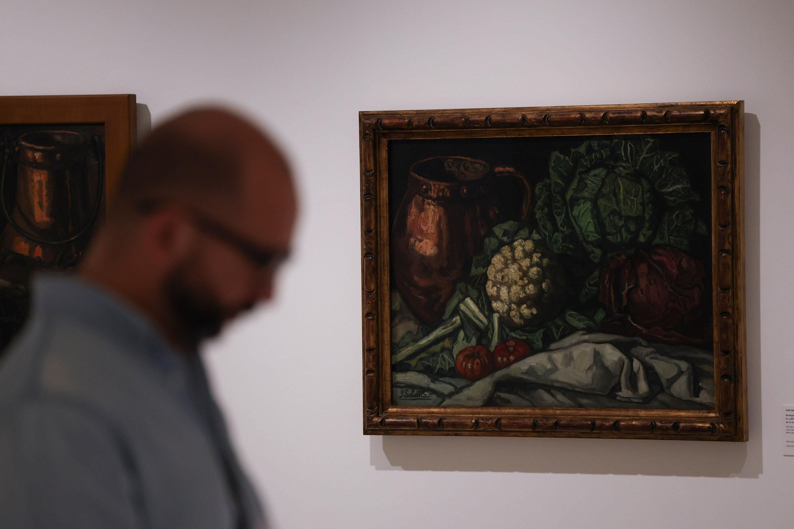 Una obra de la muestra 'Modernidad latente. Vanguardistas y renovadores en la figuración española', expuesta en el Museo Thyssen.