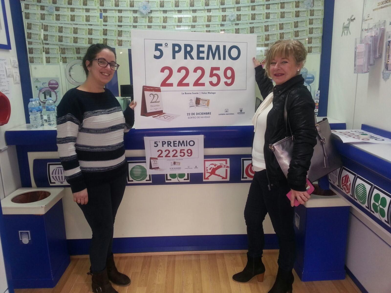 Los premiados en la Lotería de Navidad en Málaga